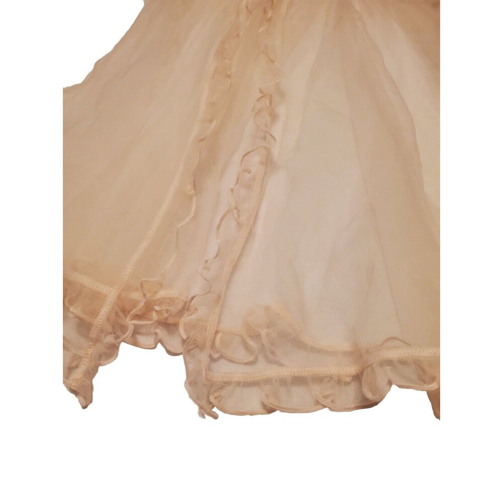 Victoria's Secret Light Pink Lace Lingerie 36C Push Up Padded Bows & Strips - Picture 4 of 10